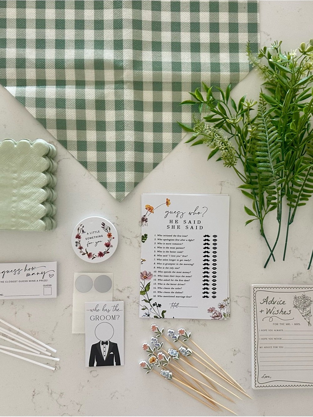 Bridal Shower Decor